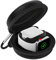 MoKo Funda de Transporte Compatible con Apple Watch Ultra/Ultra 2,Series 10-1/SE/SE2 y Airpods Pro/3/2/1 con Base de Soporte de Carga,Caja de Almacenamiento de Viaje Protectora Portátil,Negro