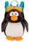 Pinguin Frizzy Rucksack, figürlich