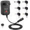 WASAGA Cargador Adaptador de Fuente de alimentación, 12W/30W 8.4V 3V 4.5V 5V 6V 7.5V 9V 12V 1000VA Universal 1A 2000mA 2A Reemplazo de conmutación de Voltaje múltiple regulado (3V-12V 30W EU)