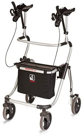FabaCare Arthritis Rollator mit Unterarmauflagen Polo Yano, faltbar, höhenverstellbar, made in Germany, bis 120 kg, S