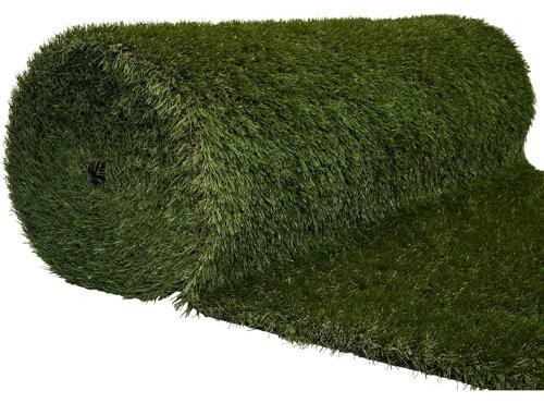 WERKA PRO Césped sintético de 4 cm de Espesor 1 x 10 Metros (es Decir: 10m²)