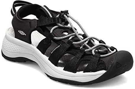 KEEN Damen Astoria West Sandalen, Black Grey, 36 EU