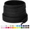 Stepace 2 Pares - Cordones Planos para Zapatos, 8mm de Ancho, Cordones Premium de Reemplazo para Zapatillas, Atletismo, Zapatos Casuales Negro 180cm