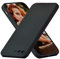 UEEBAI Case for iPhone 7 Plus iPhone 8 Plus, Ultra Slim Straight Side Liquid Silicone Case Precise Cut-outs Gel Rubber TPU Bumper Case Smooth Lovely Shell Shockproof Protective Cover - Black