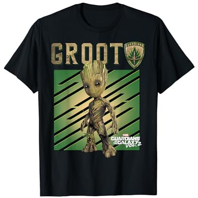 Marvel Guardians Vol. 2 Baby Groot Shield T-Shirt