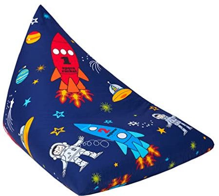 Ready Steady Bed Pyramidenförmigen groß Sitzsack Lounger (Space Boy)