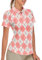 Soneven Polo Donna Manica Corta Polo Camicia Sportiva Tennis Traspirante per Tennis, Golf, Fitness, Outfit Rosa M
