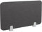 Icegrey Akustik Trenn-Wand für Schreibtisch Filz Freistehender akustischer Schreibtischteiler Reduzieren Sie Lärm und visuelle Ablenkungen mit 2 Clips, Dark Grey, 60x40cm