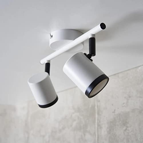famlights LED Deckenstrahler Smart Home fähig - Wifi Deckenlampe RGBW - Smarte Lampe 2 flammig - deckenleuchte - Küche Wohnzimmer TUYA - gaming App Steuerung 11W 800lm