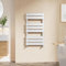 EMKE Towel Radiator Bathroom Heated Towel Rail 800 x 450 mm, Flat Panel Versatile Wall/Floor Mounted White