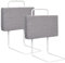 Tubiaz Bettgitter rausfallschutz Bett 2x60cm 5-Loch Höhenverstellbar Bettschutzgitter für Kinder Bett Rausfallschutz Kinder, Kinderbettgitter Familienbett für Kinderbett (120cm,Leinen Grau)