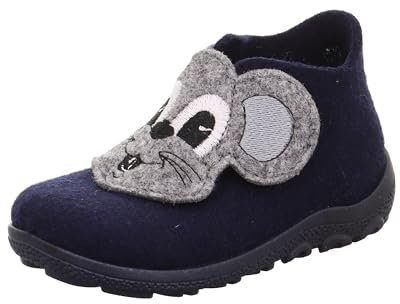 Superfit Happy Octi Chausson, Bleu Gris 8100, 26 EU Large