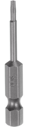 QUARKZMAN Embout de Tournevis Torx Magnétique de Sécurité à 5 Branches Ts8, Tige Hexagonale de 1/4 et Longueur de 2