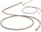 RCA Cable Male to Male, 2 Pack 0.5m/1.6ft RCA to RCA Nylon Braided Digital Coaxial Cable, OFC Multiple Shielded RCA Cable Subwoofer Wire with Gold-Plated Connectors for Audiophile, HiFi, Home Theater