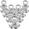 MIN CI Neodymium Fishing Magnets 45kg（99lbs）, 32mm Strong Rare Earth Magnets with Eye Bolts - 12Pack