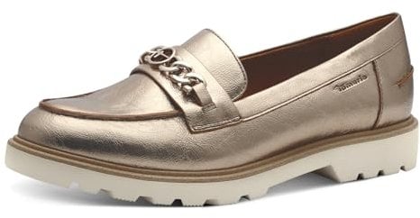 Tamaris Damen 1-24649-44, Mocasín Mujer, Dorado Claro, 39 EU