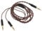 Sxhlseller Replacement Headphone Cable, 3.5mm to Dual 3.5mm Plug Replacement Audio Upgrade Cable, OFC Woven Earphone Cable for T1 II T5 for MDR Z7 for Sundara for Arya 3.9ft