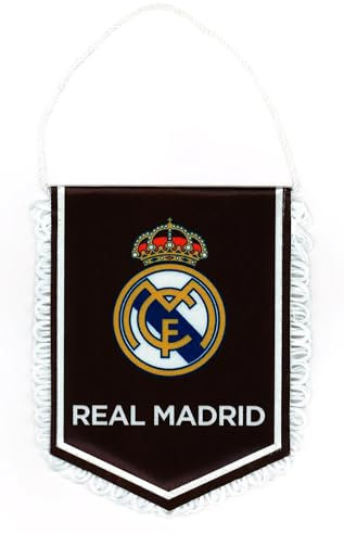 Fanion Real - Collection officielle Real Madrid - 13 x 10 cm