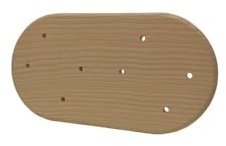 Base de madera doble para interruptores/desviadores/inversores y enchufes