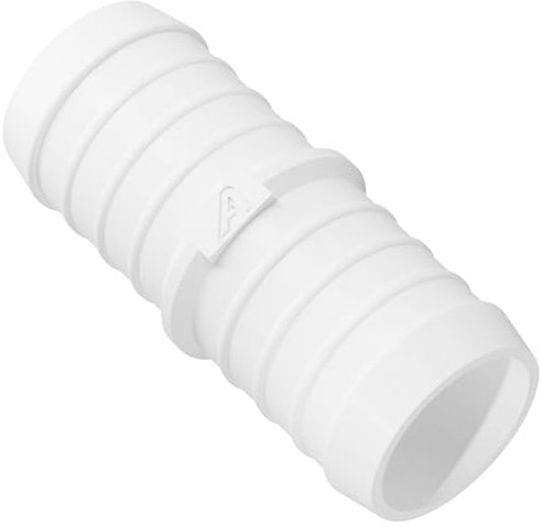 Raccord de tuyau droit en plastique blanc de 30 mm en PVC et caoutchouc de silicone