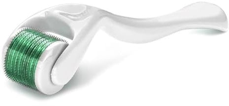 Derma-Roller Microneedling Roller, Micronadeln Derma-Roller 0,5 mm mit 540 Nadeln für Gesicht und Körper, Narbenroller, Große Poren, Effektiv Gegen Falten, Haarverlust, Narben, Anti-Aging
