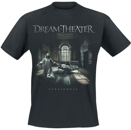 PlasticHead Dream Theater Parasomnia Black T-Shirt (UK, Alpha, XL, Regular, Regular, Black)