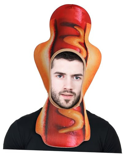 BESTYASH Hot-dog-hut Lustiger Hut Kostümzubehör Neuartiges Design Für Erwachsene Dekoration Oder