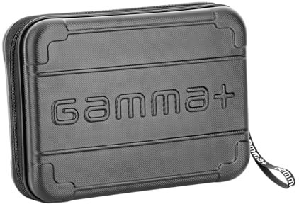Gamma+ Reiseetui für Haarschneider, Clipper, Trimmer und Rasierer | Organizer für Barber-Zubehör | Wasserdicht | Stoßfest | Leicht | Kompakte Größe | Hartschale | Schwarz