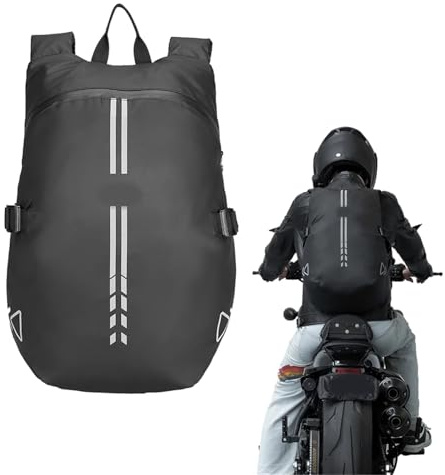 Motorradtasche, 40L Motorradhelm-Rucksack, wasserdichte Tasche, Rucksack Für Sportster Softail Dyna Touring