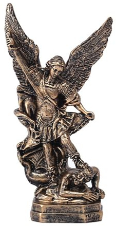 Swtgaah Heiliger Michael Statue Elegante Christliche Dekoration Innenraum