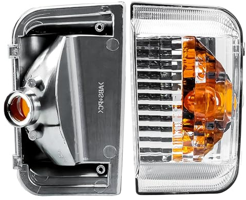 Blinker Rechts für Fiat Ducato Citroën Jumper Peugeot Boxer 2006–2026 | Beifahrerseite, bernsteinfarbene Linse, drehbarer Außenspiegel-Seitenblinker,für Opel Movano