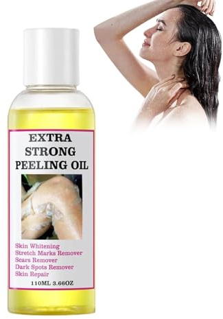 Gelbes Peeling-Öl, Yellow Peeling Oil, Für Dunkle Haut, Peelt Sanft, Glättet das Hautbild, Verbessert die Ausstrahlung der Haut, Spendet Feuchtigkeit und Hydratisiert, Für Männer und Frauen