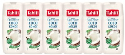 Tahiti - Gel douche - Parfum 8H - Coco - Pack Confort - 6x250ml