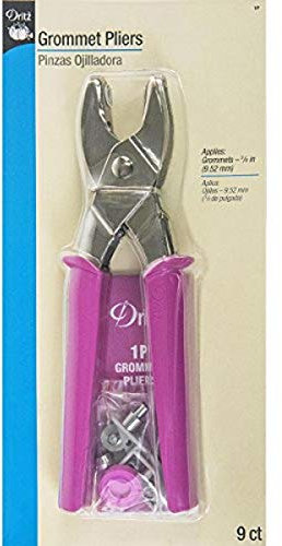 Dritz 1P Ösen-Set mit Zange, Metall, Pink, Grommet Kit with Pliers