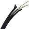 Wang-Data PET Black Split Loom Braided Cable Sleeve 1/4 inch X 20ft (1/4 X 20')