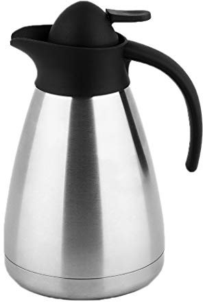 CARL SCHMIDT SOHN Schmidt Sohn CS Koch-Systeme Isolierkanne Cottbus, 1,5 l, Einhandbedienung, 075323 Silber