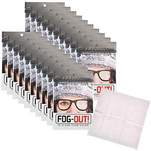 Achimer Antibeschlag-Tuch für Brillen,20 Stück Antibeschlag Tücher Wiederverwendbares Brillentuch Reinigungstuch,Anti Fog Cloth für Objektive,Brillen,Telefon,Auto,Kamera
