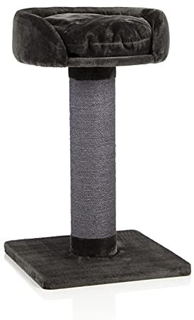 CanadianCat Company | Kratzbaum Savanah 120 - grau - XXL mit Ø ca. 20 cm dicken Sisalsäule Grosse schwere Katzen stabil - Katzenkratzbaum für Maine Coon, Katzenbaum, Kletterbaum, Kratzmöbel