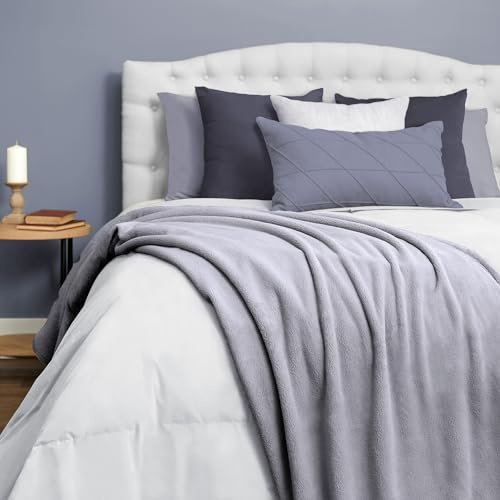 Northwest Ashford Home Cozy Warmwell Decke, Lunar Rock, Grau, volle Größe, 167,6 x 228,6 cm