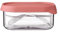 Mepal - Obstbox Take a Break - Obstbox zum Mitnehmen für frisches Obst - Box mit kleiner Obstgabel - Passt perfekt in die Take a Break Lunchbox - 250 ml - Vivid Mauve