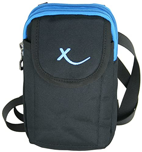 BAG STREET - Kleine Umhängetasche für Männer - Handytasche - Messenger Bag - Crossover Bag - Gürteltasche - Bauchtasche