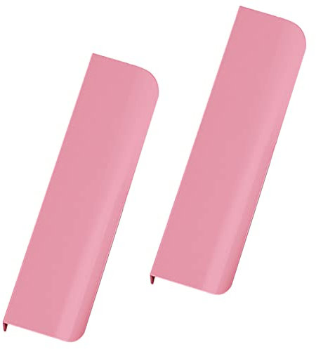 Möbelgriffe Versteckte Kleiderschrankgriffe Rosa Türgriffe Aluminiumlegierung Schrankgriffe Schubladegriffe, für Schlafzimmer Küchen Griffe, 2 Stück (Length 150mm)