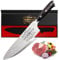Scharfes Küchenmesser mit Gravur - 34 cm Profi Kochmesser - High Carbon Deutsch EN. 4116 Edelstahlmesser - Geburtstagsgeschenk für Freund Ehemann Partner, Ich liebe dich Jahrestag Geschenk für Männer