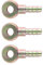 MACHSWON Adaptateur de conduite de carburant pour raccord banjo de voiture 3 pièces 8 mm ID tuyau cannelé 7,3 mm pour voiture moto