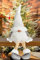 KAMACA Deko Plüsch Wichtel Weihnachtswichtel Kantenhocker aus Stoff ausgefallene Weihnachtsdeko oder zum Verschenken in Winter Weihnachten (Kantenhocker Weiss 11x40x8)
