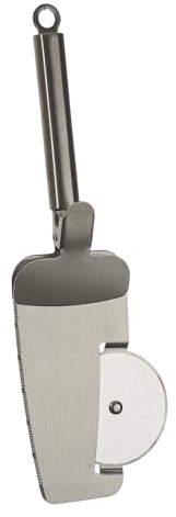 Pizza Multitool 4in1 Pizzaschneider Pizzaschaufel Pizzasäge Klammer Edelstahl