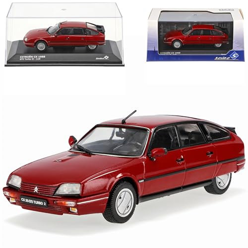 Generisch Citroen CX G*T*I Turbo II 2.5l Limousine Rot Phase II 1974-1991 1/43 Solido Modell Auto
