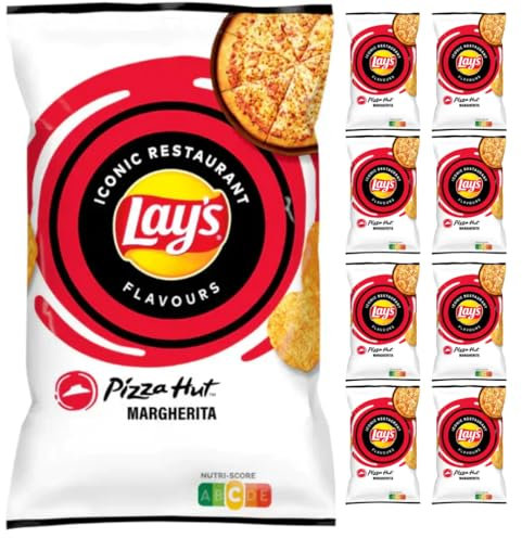 Lay's Pizza Hut Margherita Chips 150 Gramm x 9 Stück
