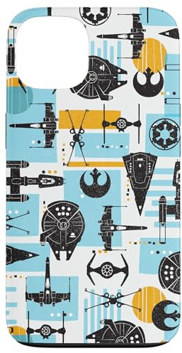 Hülle für iPhone 13 Star Wars Fahrzeuge Millennium Falcon Farbblock