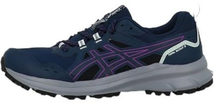 Asics Women's Trail Scout 3 Sneaker, Night Sky Bold Magenta, 3.5 UK
